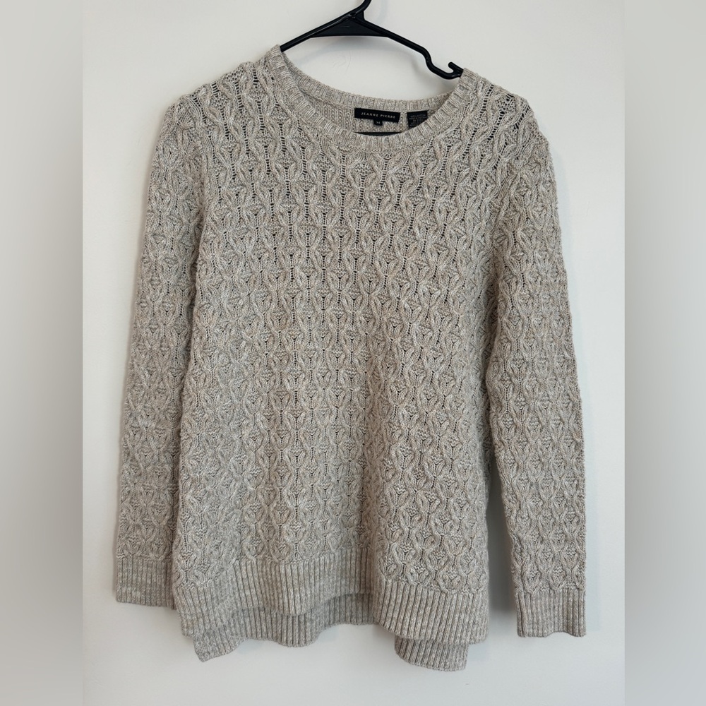 Jeanne Pierre 100% Cotton Sweater Medium